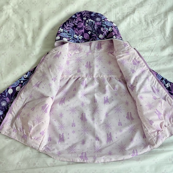 Disney Frozen Reversible Windbreaker Jacket - Picture 5 of 7